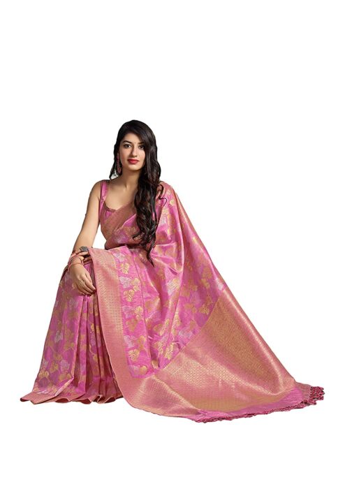 Traditional Zari Work Banarasi Silk Saree