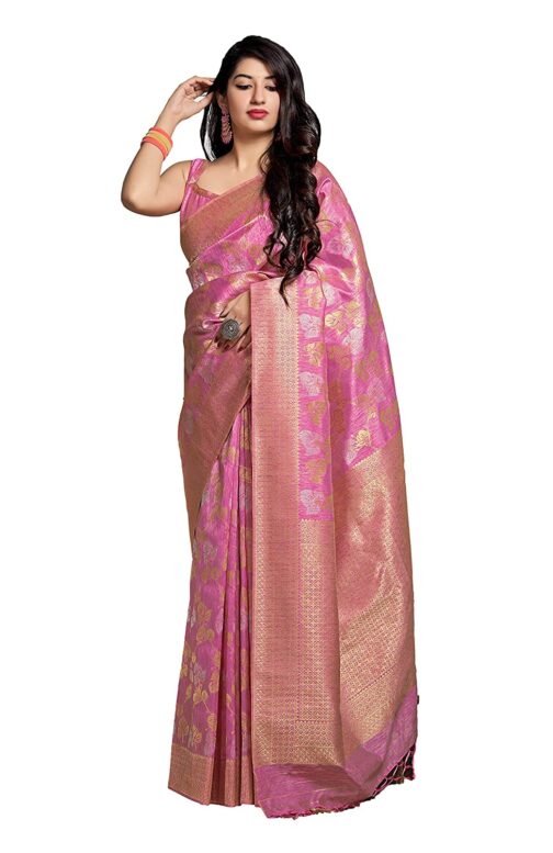 Traditional Zari Work Banarasi Silk Saree